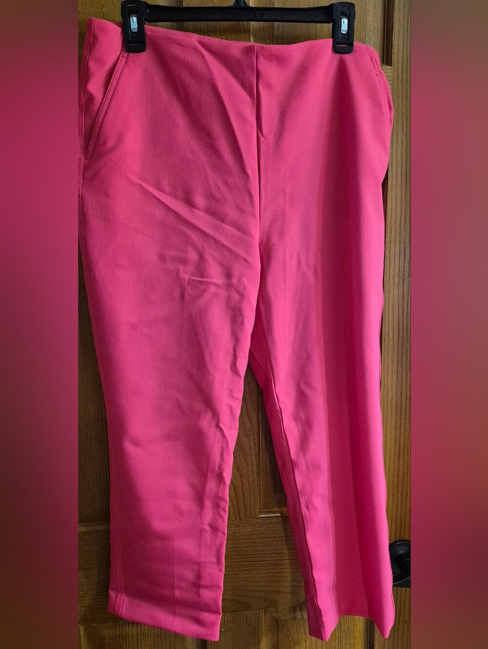 Rachel Zoe Hot Pink Ankle-Length Ponte Pants